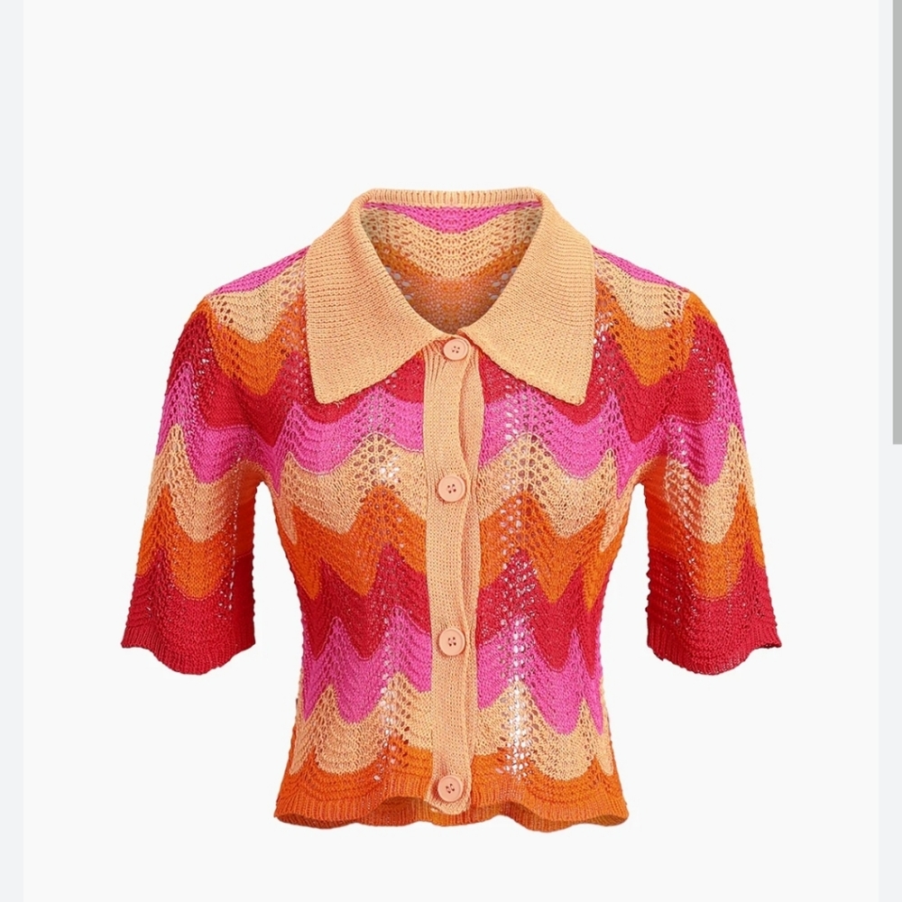 Commense Heatwave Crop Knit Top